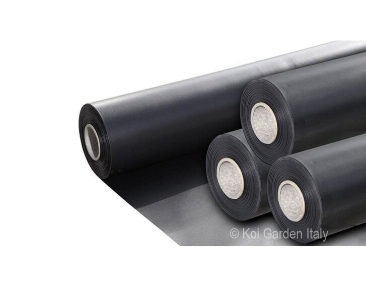 Feuille de PVC noir 1,0 x 18 x 1,5